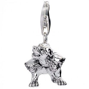 New Harry Potter Fluffy 3 Headed Dog Cerberus Sterling Silver Charm Pendant UK